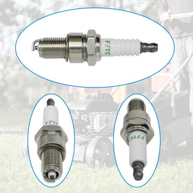 Eamonhigh F7TC spark plug 2-pack packaging visual highlighting value and convenience