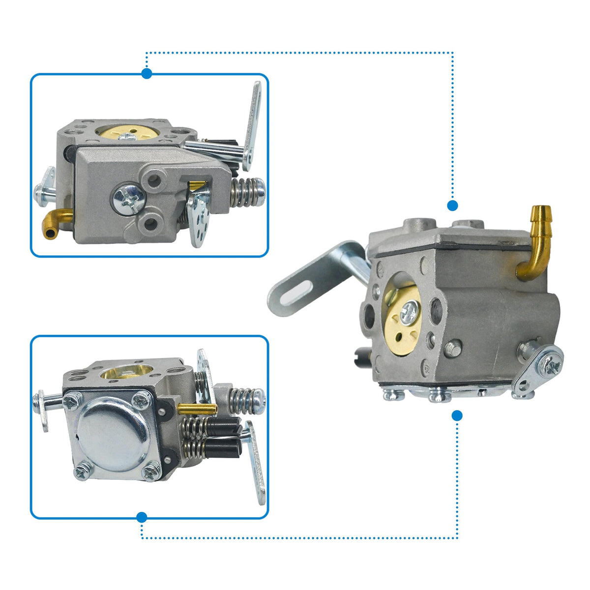 Eamonhigh gasket pair boosts seal quality on McCulloch carburetors.