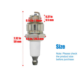 Spark plug for lawn mower engine by Eamonhigh designed for quick installation