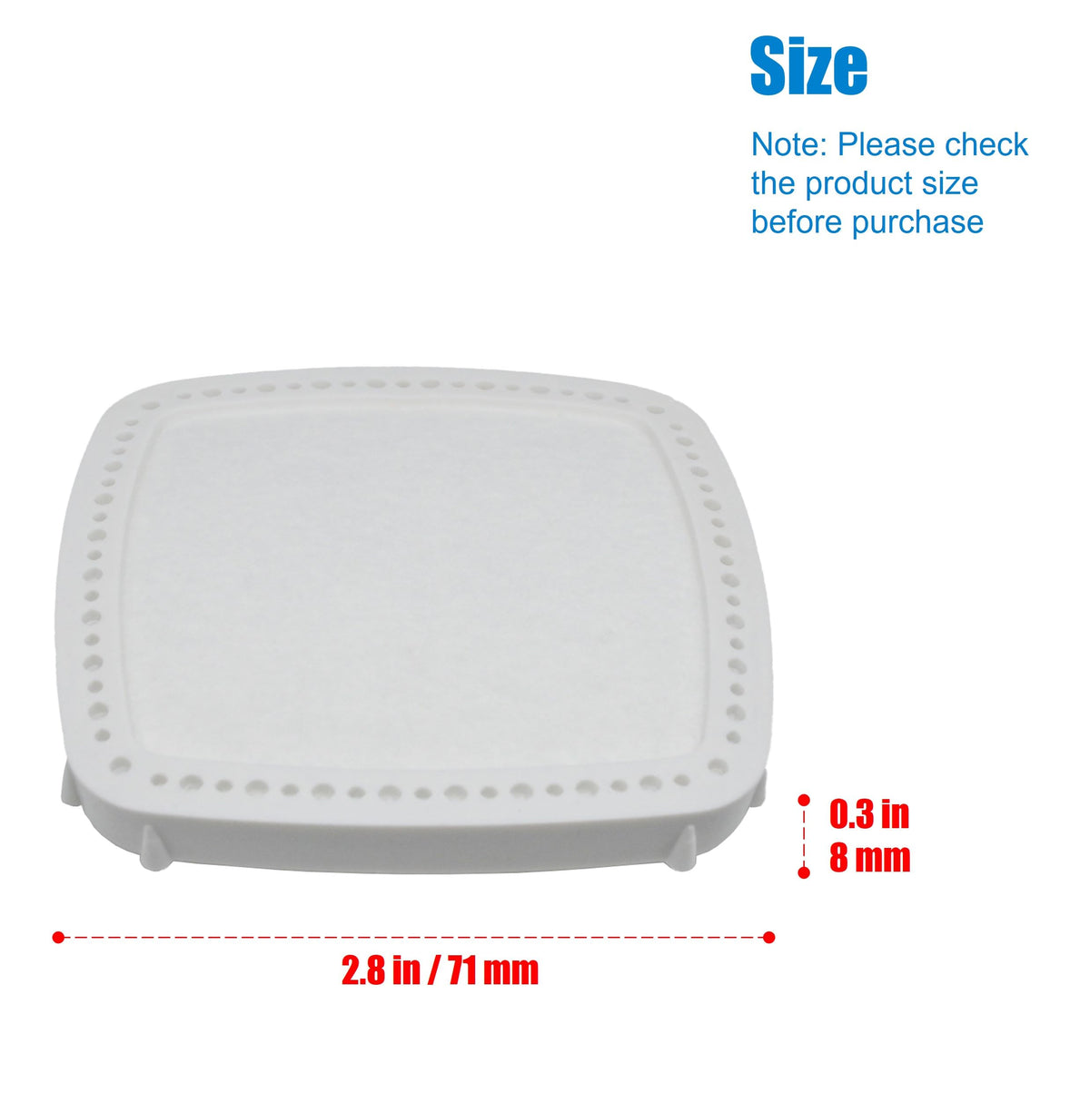 Pack of two filters from Eamonhigh included for replacement cycles