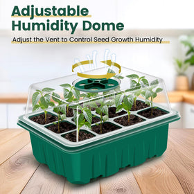 EamPrsk thick-durable-tray protects seedlings with long-lasting support.