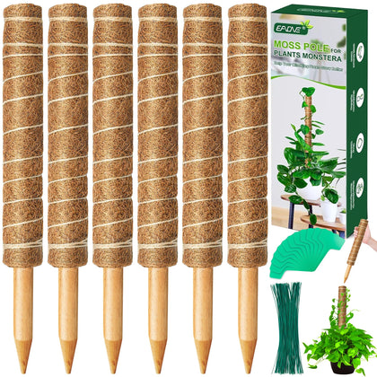 EAONE 96-inch moss pole stackable kit for tall indoor climbers