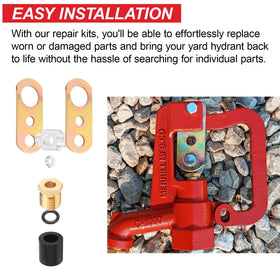 EAORBD C-1000 hydrant plunger and seals for steady water flow