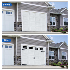 Eapele magnetic handles 8.9x1.7 complete the faux door look effortlessly.