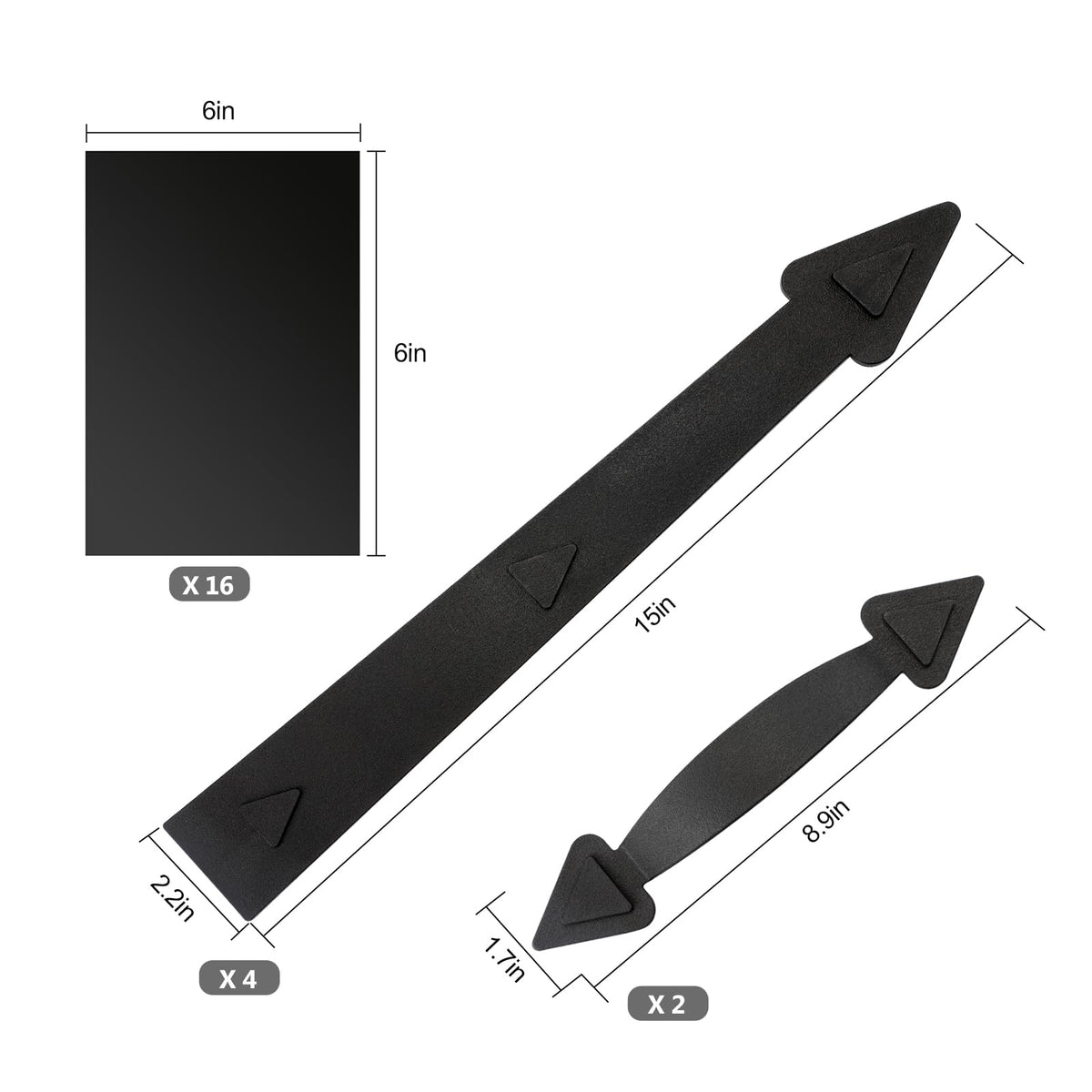 Eapele magnetic hinges 15x2 add authentic frame detail with easy attachment.