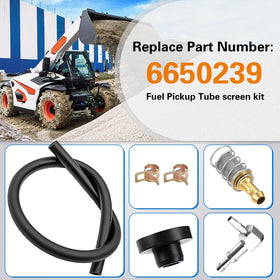 Earlyred hose clamp kit complements the pickup screen for straightforward installation.