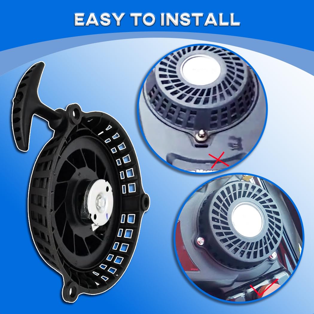 Earlyred recoil starter assembly for Troy-Bilt TB105; dependable starts for legacy mowers