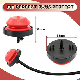 Earlyred Ryobi snowblower primer bulb for quick throttle response.