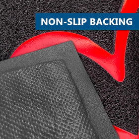 EARTHALL easy-clean mat shakes, sweeps, or hoses down after use