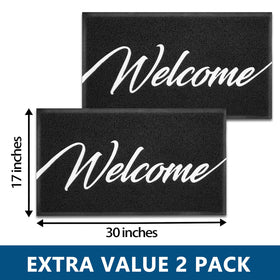 Earthall door mat interior entryway with low-profile non-slip backing