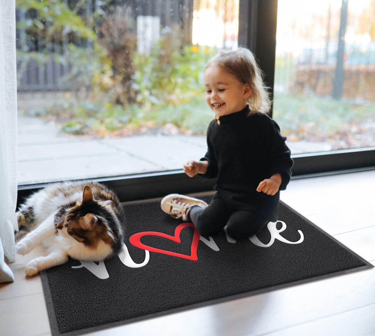 EARTHALL door mat suits entryways, patios, garages, and more