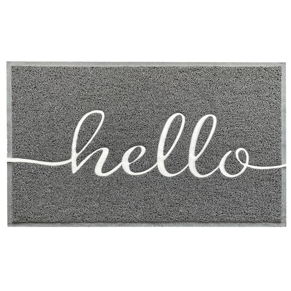 EARTHALL Easy-clean entry mat can be shaken, swept, or hosed