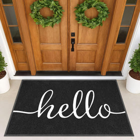Ideal gift EARTHALL Hello Mat for welcoming entryways and front porches.
