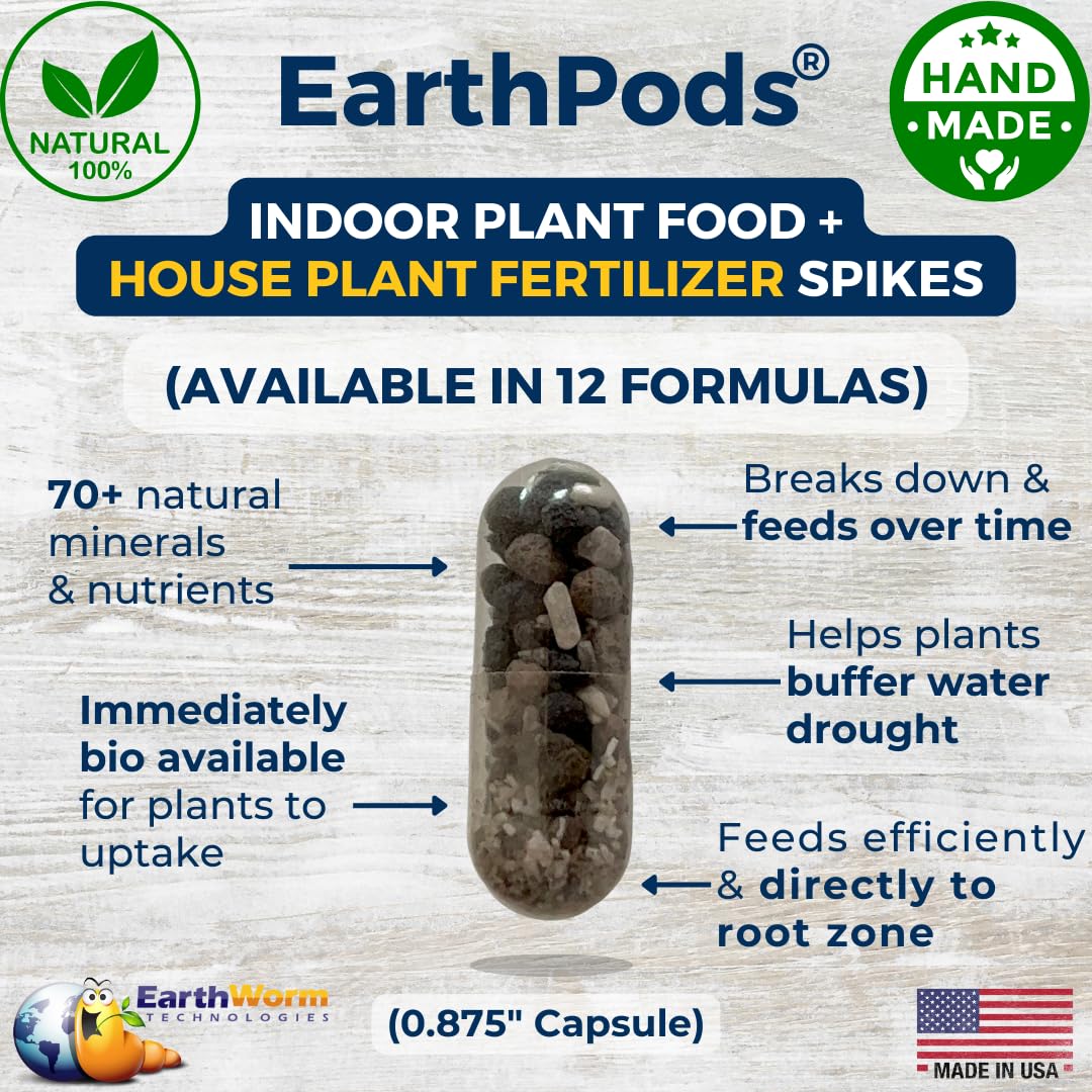 Close-up of EarthPods capsule breakdown revealing gradual nutrient release