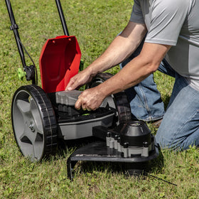 Earthquake 60V mower cutting lines starter pack included for quick replacements.