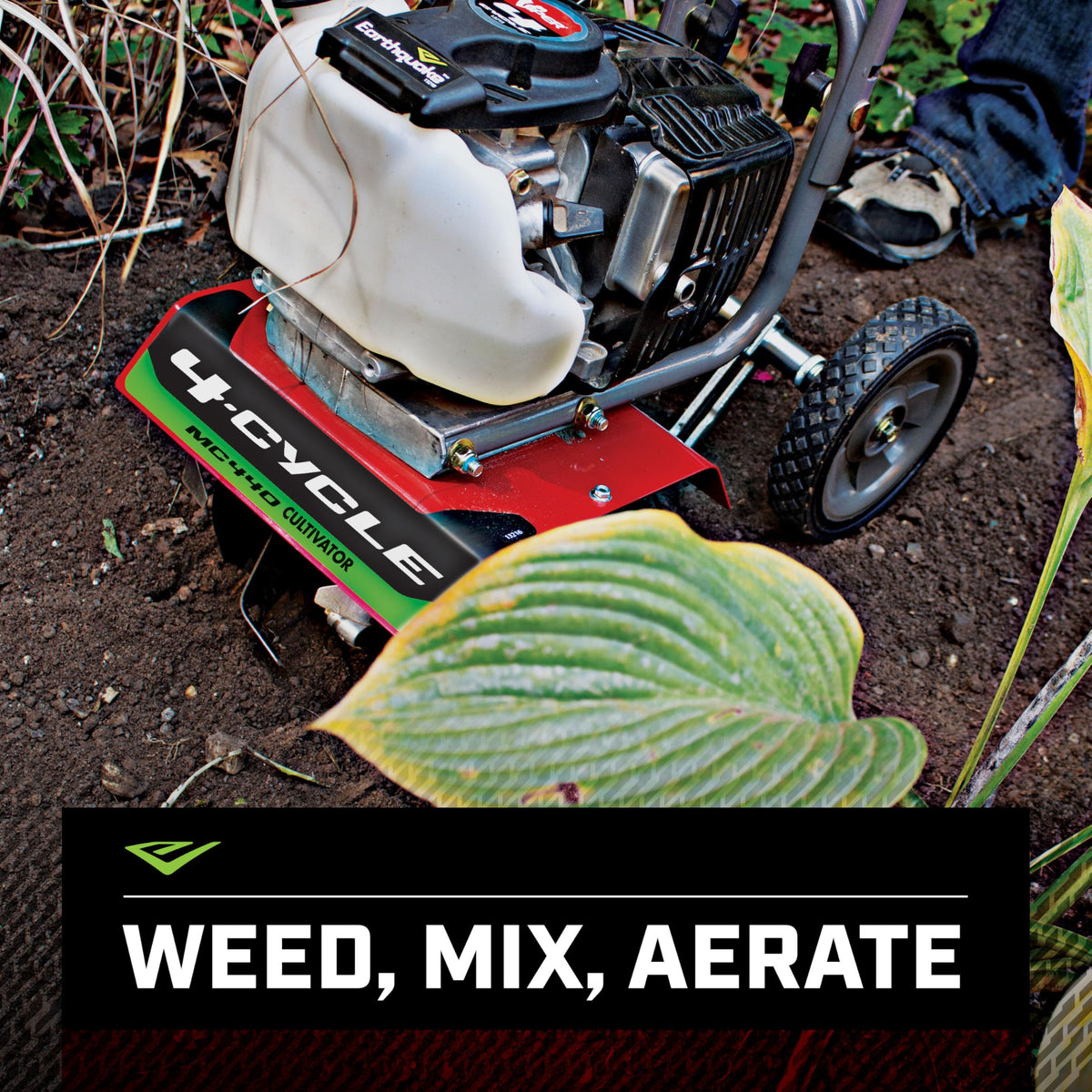 Earthquake dethatcher kit DK43 enables healthy lawn thatch removal.