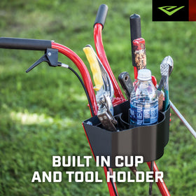EARTHQUAKE edger's all-steel construction handles tough edging.