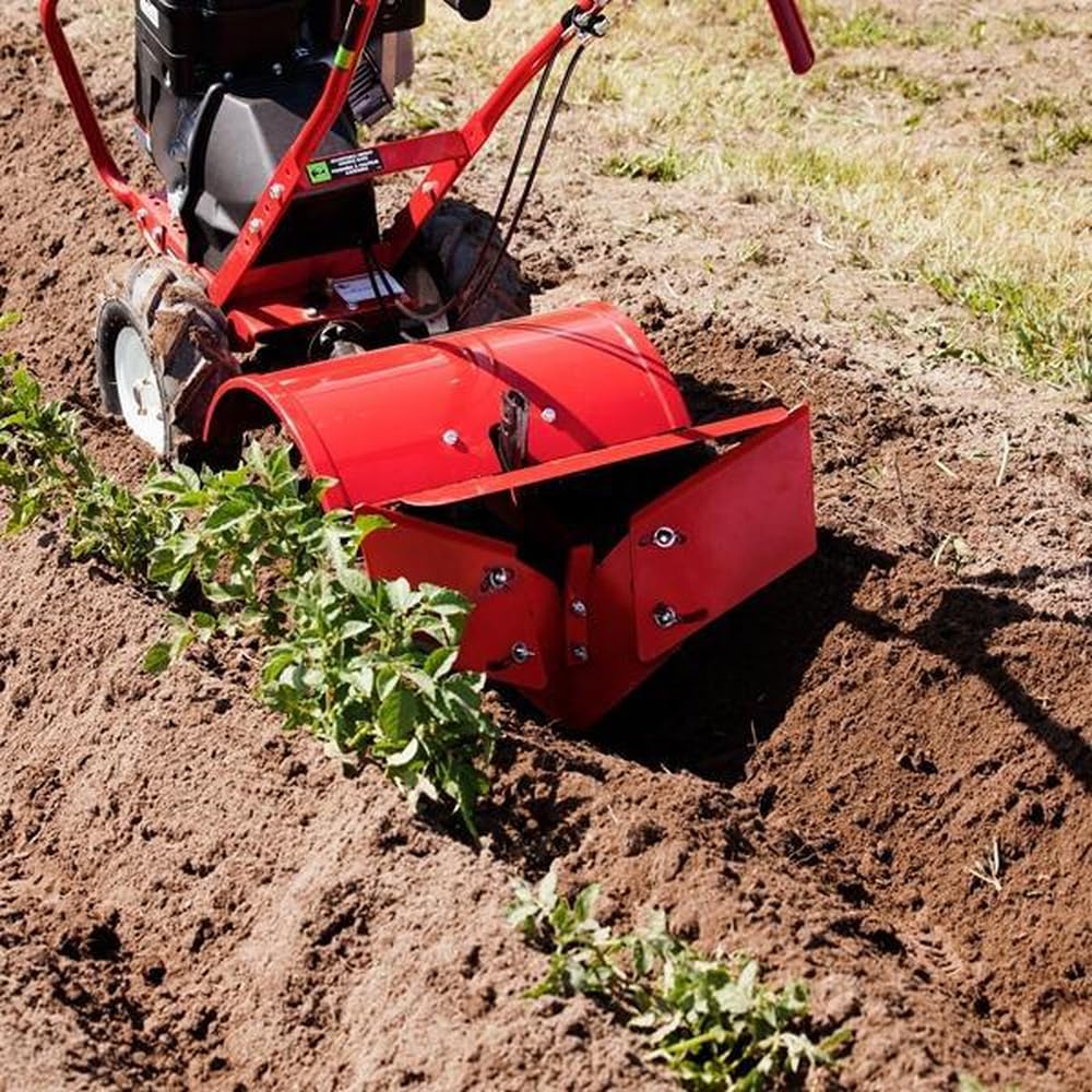 EARTHQUAKE Hiller-Furrower Kit creates precise furrows and potato mounds in gardens