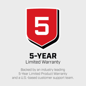 Earthquake MC33 warranty-support view signals strong manufacturer backing