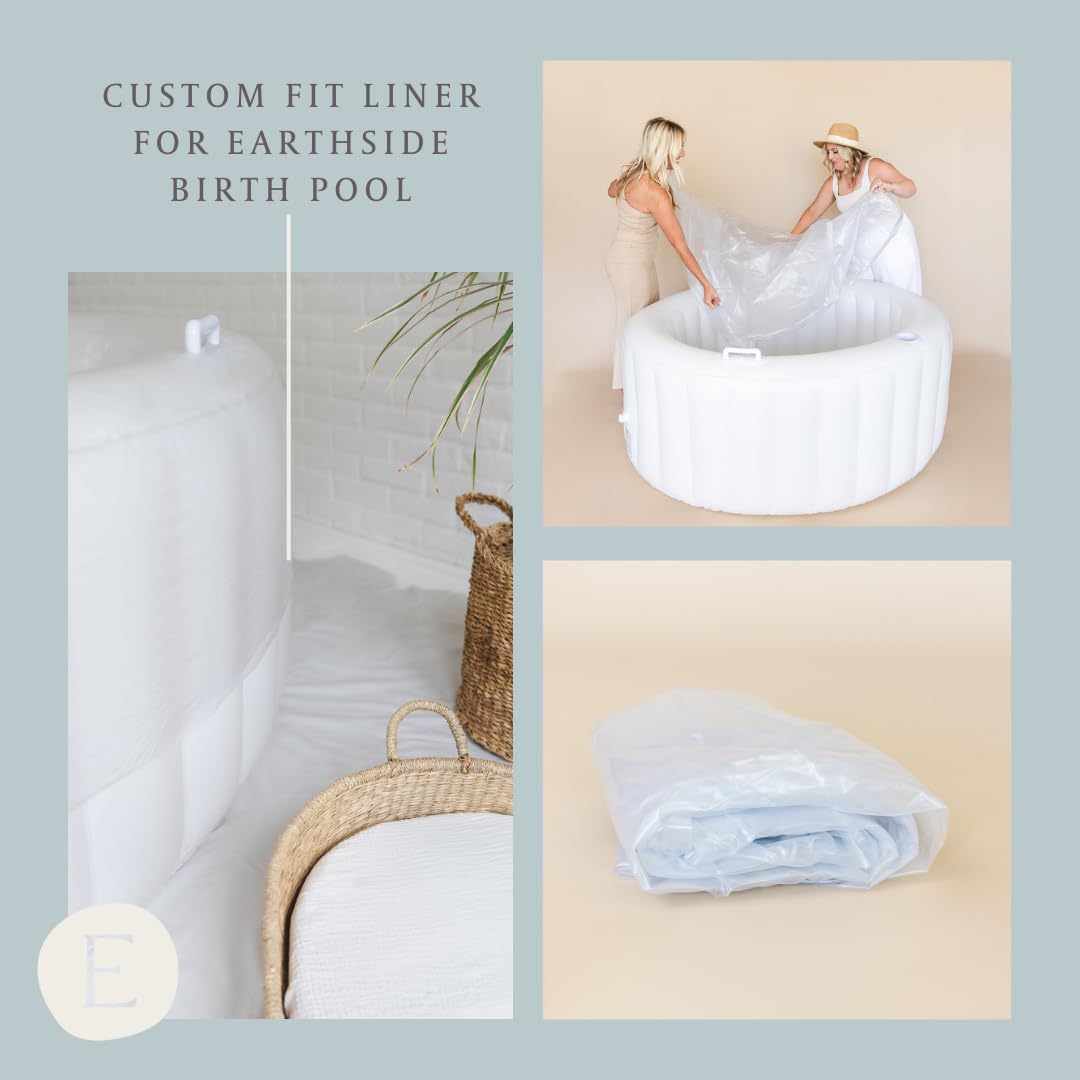 Earthside Birth Pool Liner durable-material preserves surface integrity during use.
