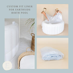 Earthside Birth Pool Liner durable-material preserves surface integrity during use.