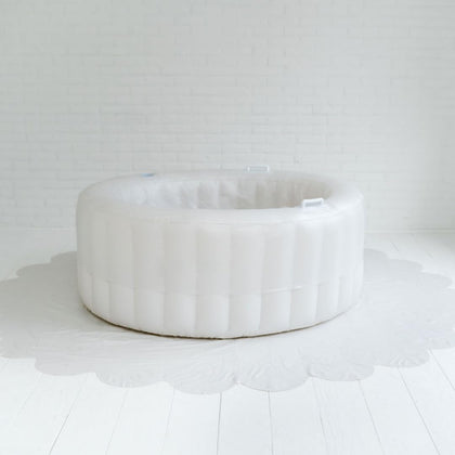 Earthside Birth Pool Liner original-fit shows a snug, barely-there look for a seamless fit in the Earthside pool.