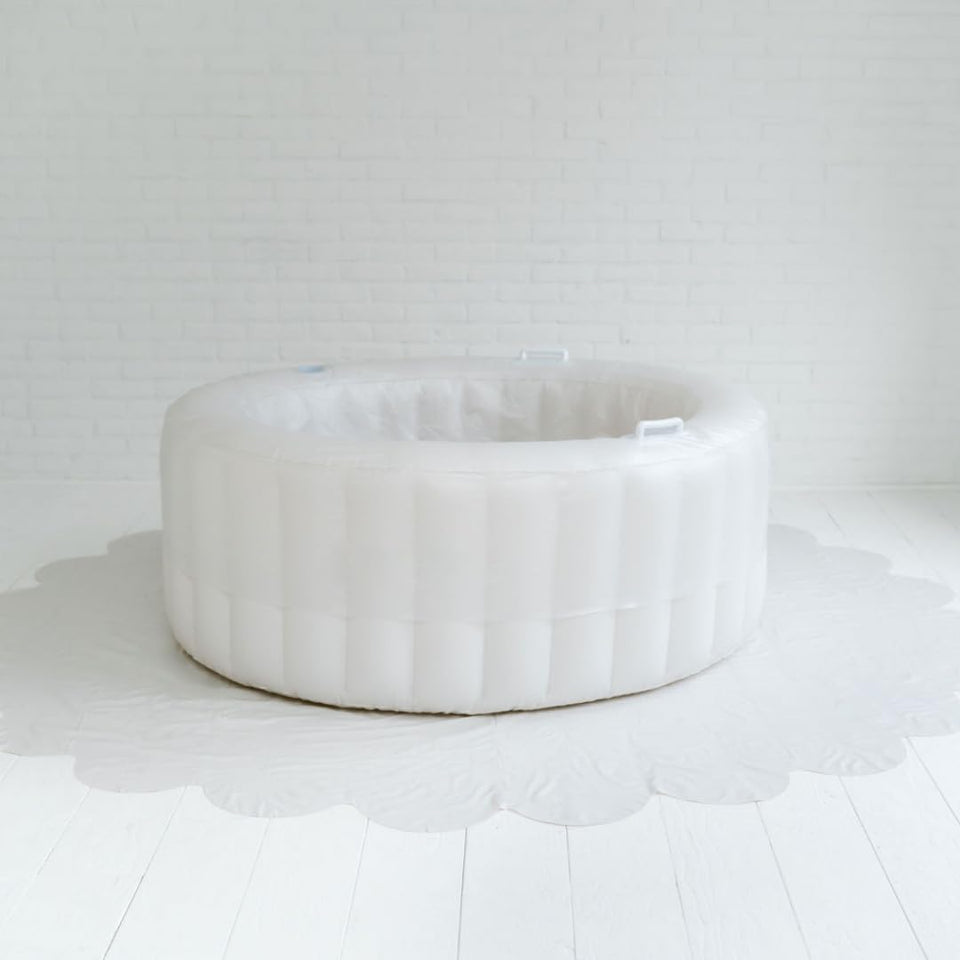 Earthside Birth Pool Liner original-fit shows a snug, barely-there look for a seamless fit in the Earthside pool.