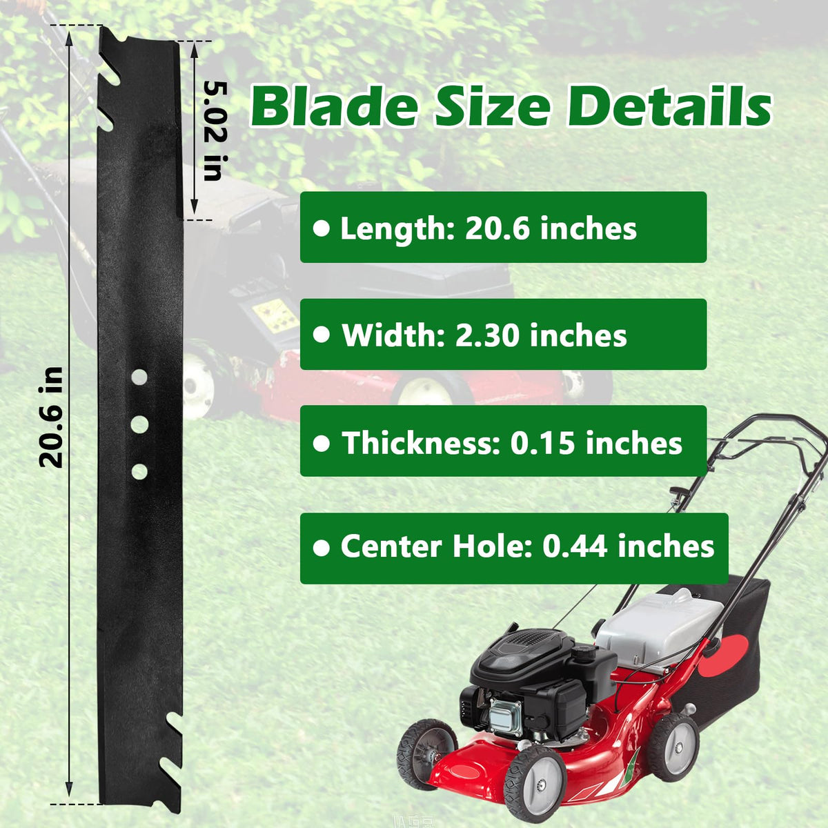 Earthtec 2-pack steel blades for reliable performance and longer blade life.