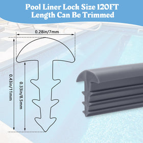 Earthtec bead lock installation with hammer and block demonstrates safe seating of the bead.