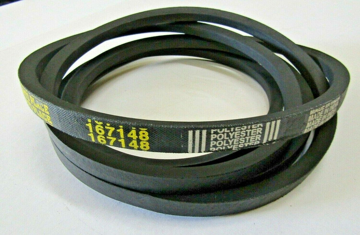 Earthtec belt replacement for King Kutter 167148—close-up for compatibility with 6' decks