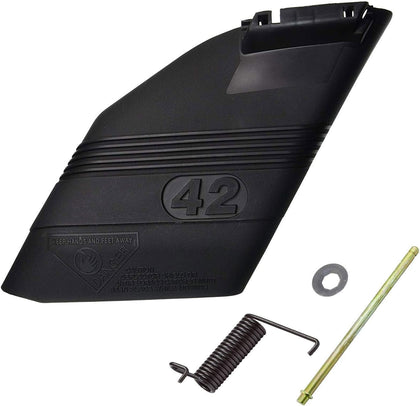 Earthtec deflector shield for 42-inch deck, reinforced protection during mowing