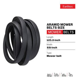 Earthtec installation guide belt 539117245, easy replacement with common tools.