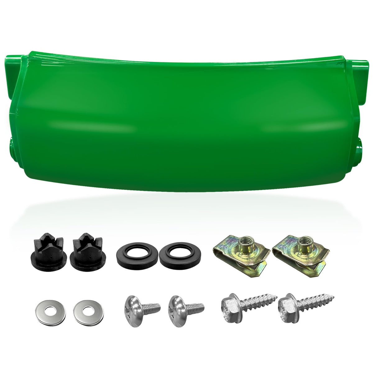 Earthtec LTR180 hood hinge replacement keeps John Deere hood aligned during mowing