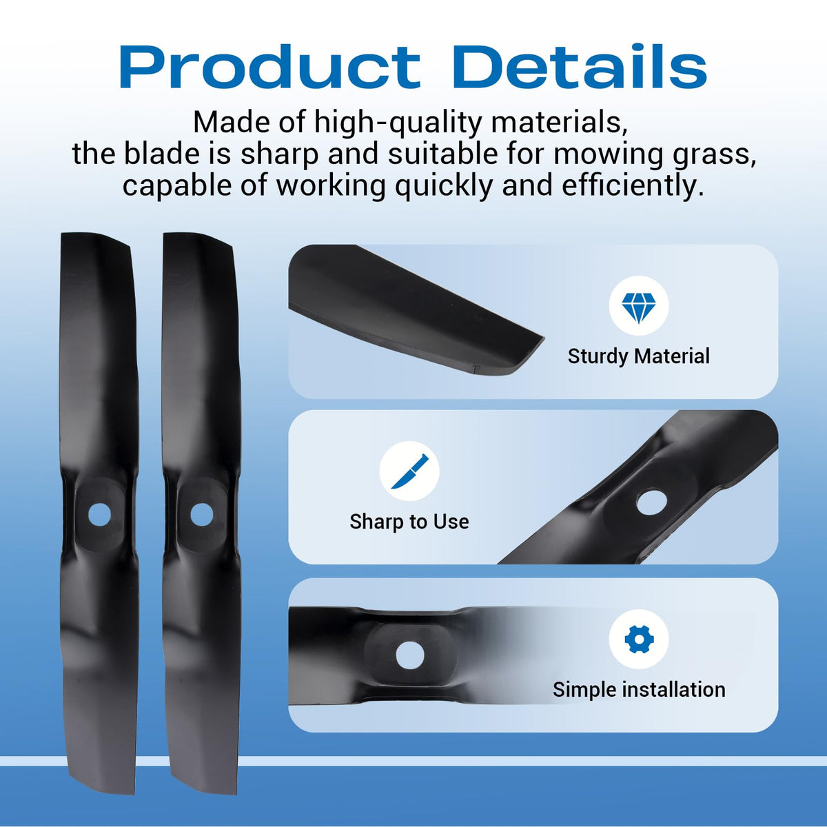 Earthtec Marbain heat-treat close-up showing tough steel.