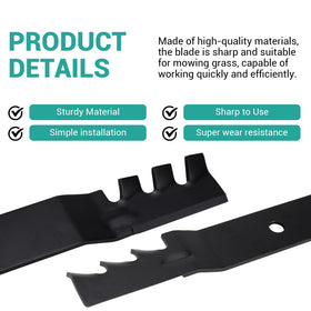 Earthtec blade with centrifugal air lift design improves clipping distribution.