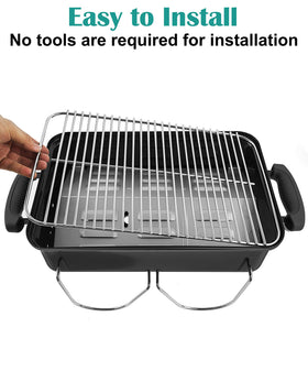 EasiBBQ 80631 replacement grate for 67195 promotes durability and steady temps.