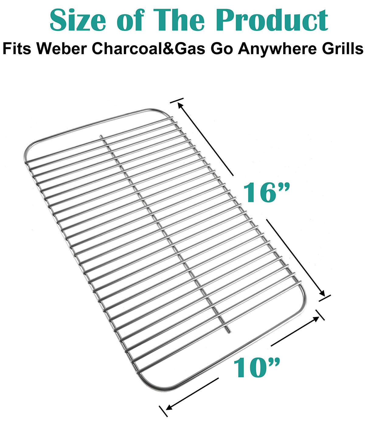 EasiBBQ 80631 replacement grate for 70211 ensures easier cleanup and longer life.