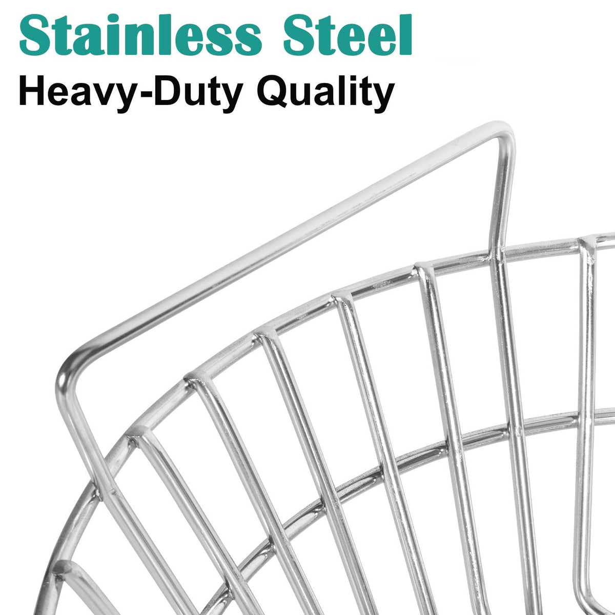 Durable stainless steel EasiBBQ ash basket for long-lasting grilling use.