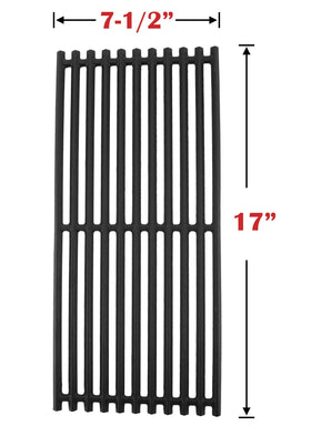 Three-pack EasiBBQ cast iron grates, easy replacement for Char-Broil grills.