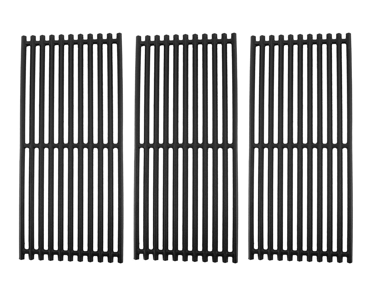 EasiBBQ cast iron grates for Char-Broil infrared 3-burner, durable surface for even heat and searing.