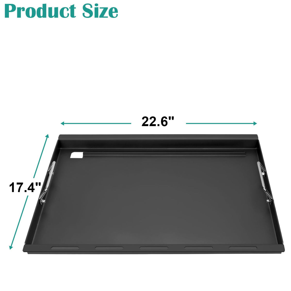 EasiBBQ griddle package contents laid out for quick setup.