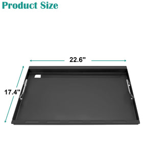 EasiBBQ griddle package contents laid out for quick setup.