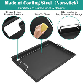 Grill to griddle transformation with EasiBBQ insert in seconds.
