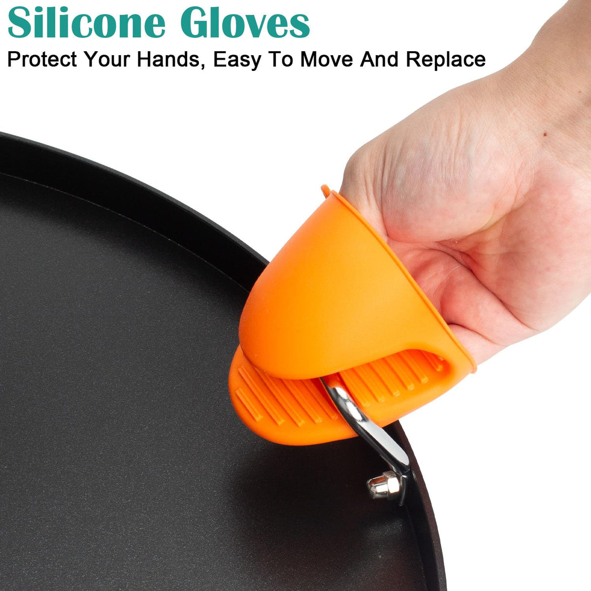Flat-top griddle delivers even heat distribution near the fire for quick cooking.