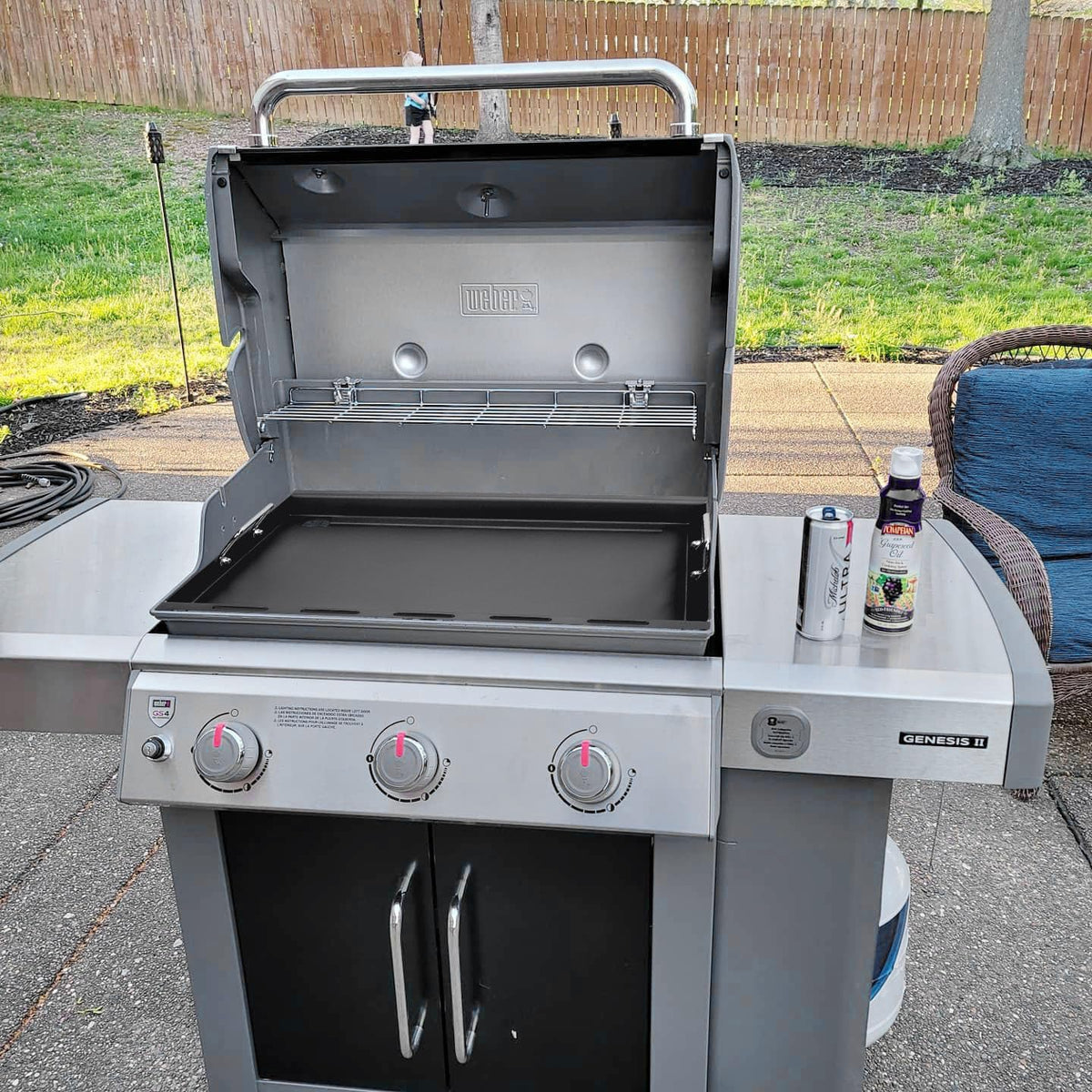 EasiBBQ pre-use oiling guidance for better nonstick performance.