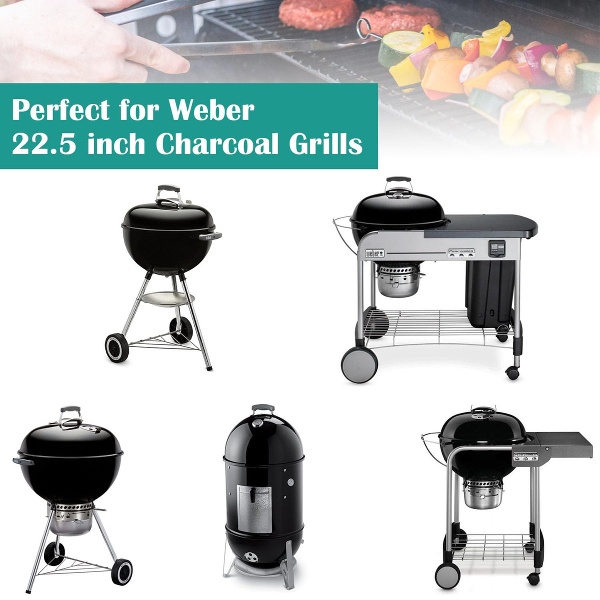 Griddle capable of safe operation up to 500°F for diverse grilling tasks.