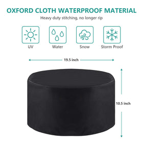 EasiBBQ waterproof 600D Oxford material outer cover with inner lining.