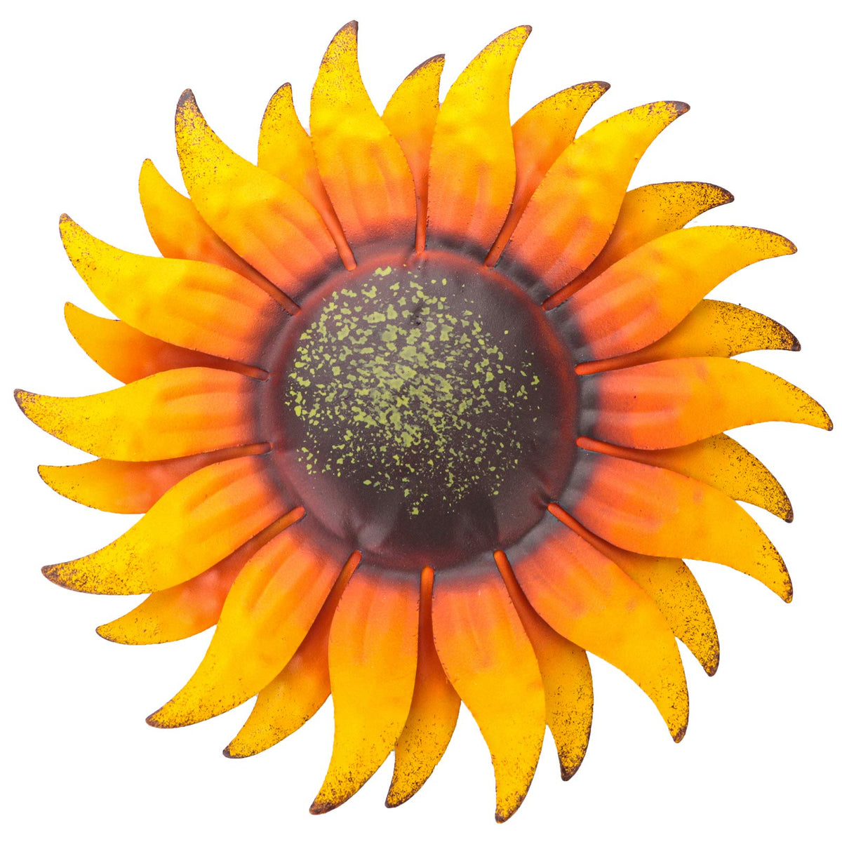 EASICUTI sunflower 6-inch metal wall decor brightens living spaces.