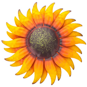 EASICUTI sunflower 6-inch metal wall decor brightens living spaces.