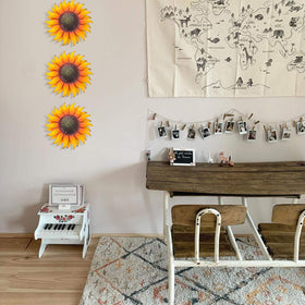 EASICUTI sunflower metal flower decor for durable indoor/outdoor use.